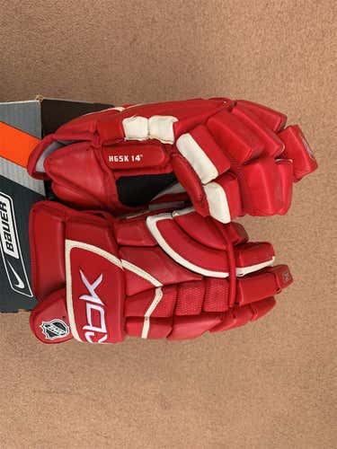 Red Senior Reebok 5K 14" Gloves