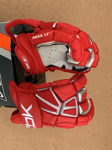 Red Senior Reebok 6K 13" Gloves