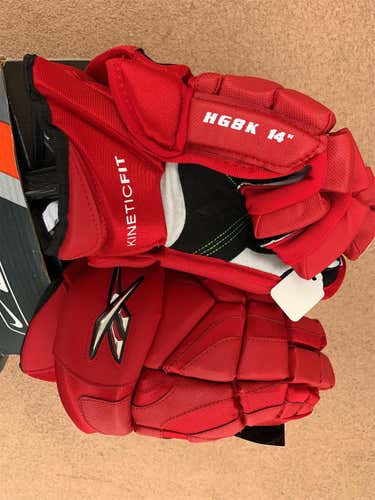 Red Senior Reebok 8K 14" Gloves