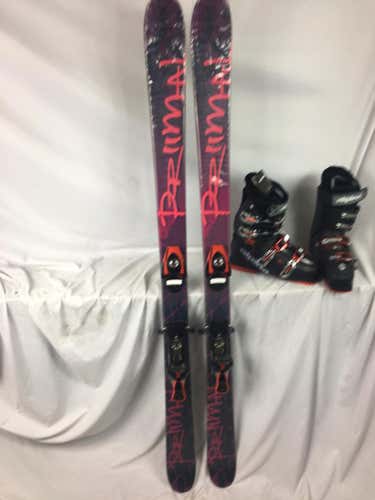 Twin Tip, PRIMAL Red 155cm Skis *New* All Mountain & Carving with *New* Bindings / boots   No Trades