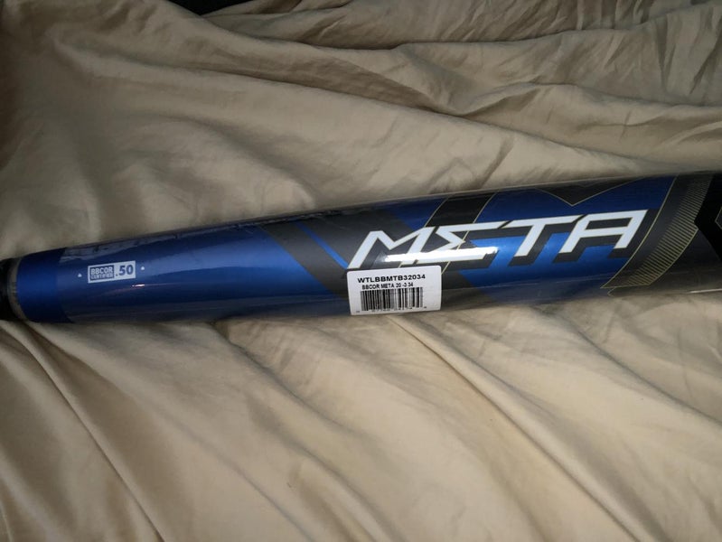 New High School/College BBCOR Certified 2020 Louisville Slug Composite Meta Prime Bat (-3) 31 oz 34"