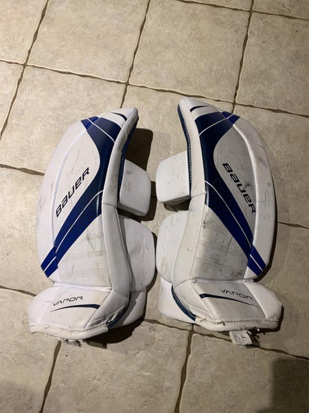 Blue Junior 24" Bauer Vapor X700 Goalie Leg Pads