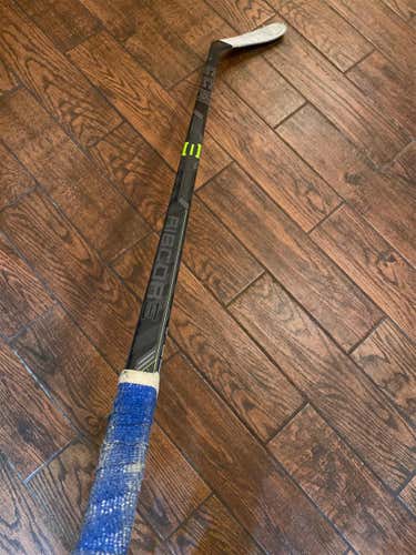 Sabastian Colberg Game Used RibCor 40K Toe Pro Stock Hockey Stick