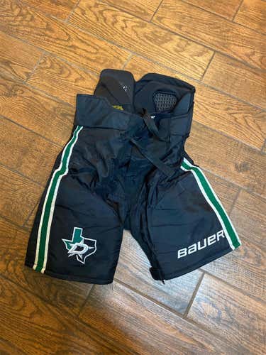 Black Senior Large Bauer Supreme TotalOne Girdle Pro Stock Hockey Pants
