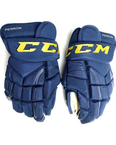 NEW CCM HG 10 Gloves 14’ Navy Blue/Gold