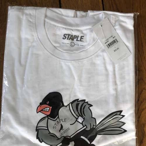 New Staple Pigeon X lacrosse Unlimited Tee. Short Sleev