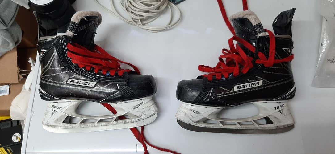 Junior Bauer Supreme 1S Hockey Skates D&R (Regular) Size 3.5