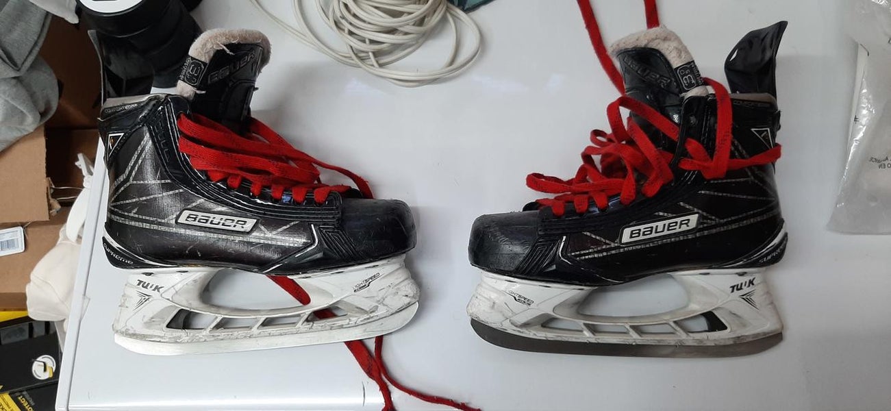 Junior Bauer Supreme 1S Hockey Skates D&R (Regular) Size 3.5
