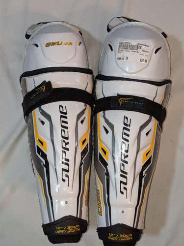 Used Bauer S190 12" Hockey Shin Guards