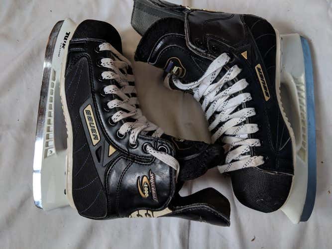 Used Bauer Supreme 1000 Senior 7 Ice Skates Ice Hockey