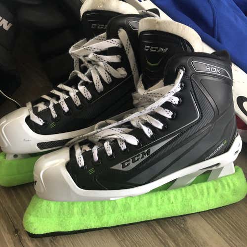 Senior CCM Ribcore 40k D&R (Regular) Size 8 Goalie Skates