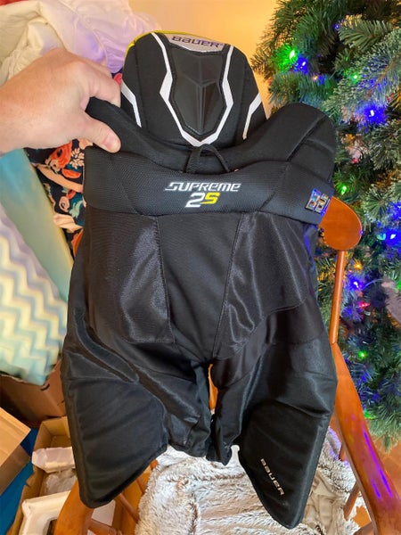 Black Senior Medium Bauer Supreme 2s Hockey Pants