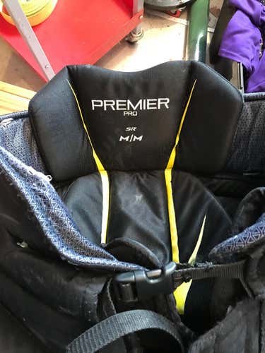 Black Senior Medium CCM Premier Pro Hockey Goalie Pants