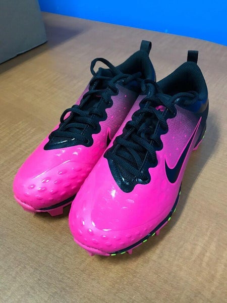 NEW Nike Hyperdiamond 2 Keystone GG Color Black/Pink Black-Vivid Pink Size 5.5Y