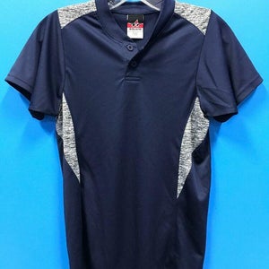 NEW Alleson Athletic Youth Girl's Sports Shirt Color Navy Grey Size S Small NWOT