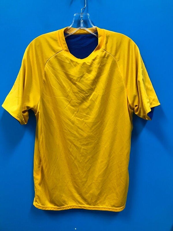 NEW High Five Reversible Soccer Jersey Size YM YMedium Color Blue Light Orange