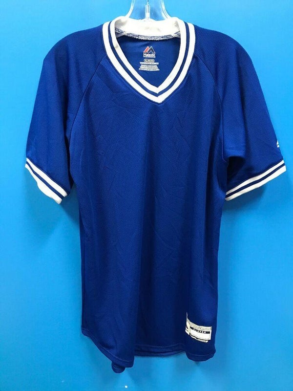 NEW Majestic Youth Boy's Soccer Uniform Jersey Color Royal Blue Size M Medium