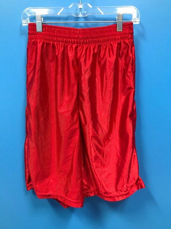 NEW Alleson Athletic Men's Sports 100% Polyester Shorts Color Red Size Medium M