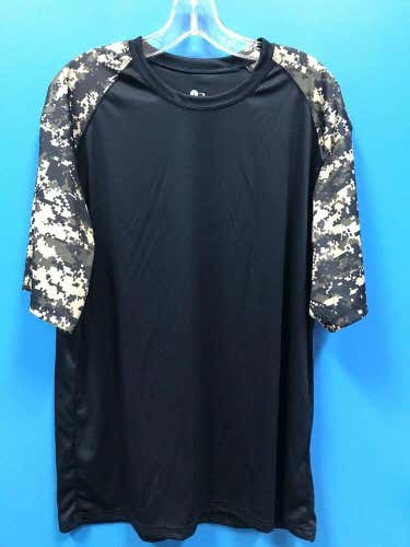 NEW Badger Sport Adult Men 100% Polyester Athletic Shirt Size XLarge Color Navy  *FIRM PRICE*