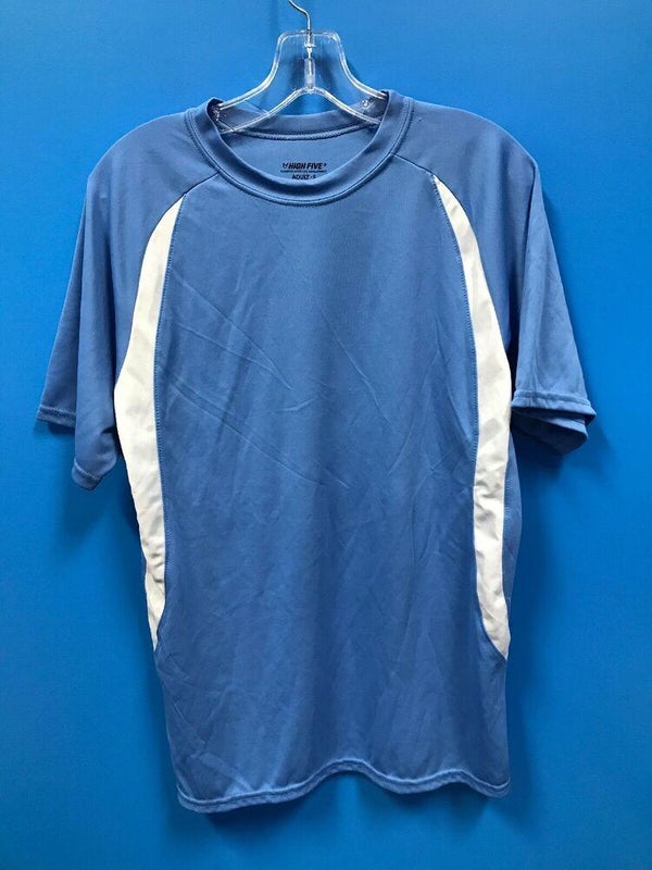 NEW High Five Adult Men's 100% Polyester Soccer Jersey Color Light Blue Size S