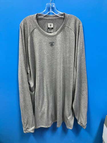 NEW Reebok NFL Men's Long Sleeve Performance Tee Color Athletic Gray Size XXXL  *FIRM PRICE*