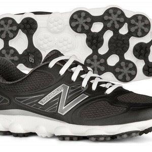 New Balance Women's Minimus Spikeless Black Gray White Golf Shoes NBGW1001 NIB