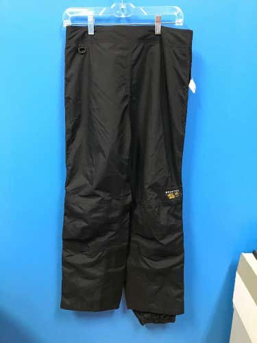 NEW Mountain Hardwear Waterproof Snow Pants 100% Nylon Size 12 Black