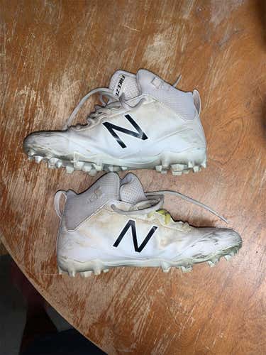 White Men's Nike Freeze Lacrosse Cleats 4.5 (Women's 5.5)