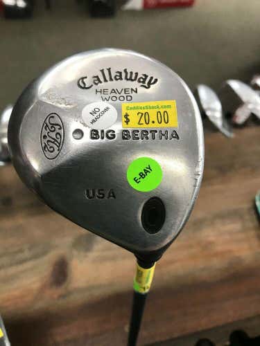 Callaway S2H2 Big Bertha 7 Wood, RH 42.5" Aldila RCH 90 R Flex Graphite #1435 Firm Price