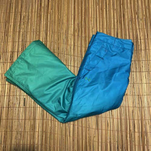 Under Armour Storm Coldgear Snowboarding Ski Pants Winter Primaloft Blue XL RARE