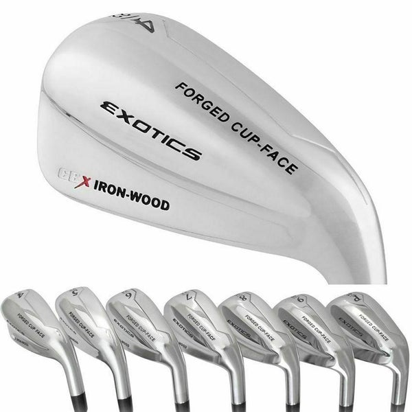 Tour Edge Exotics CBX Iron-Wood Hybrid Set 4-PW Stiff Flex Recoil F4 Graphite RH Firm Price