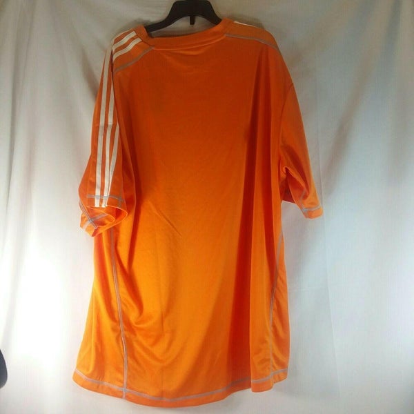 Adidas XL Extra Large Orange, White Soccer Jersey NEW