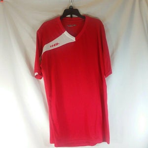 Inaria Tech Play Medium Red Soccer Jersey V-Neck NEW