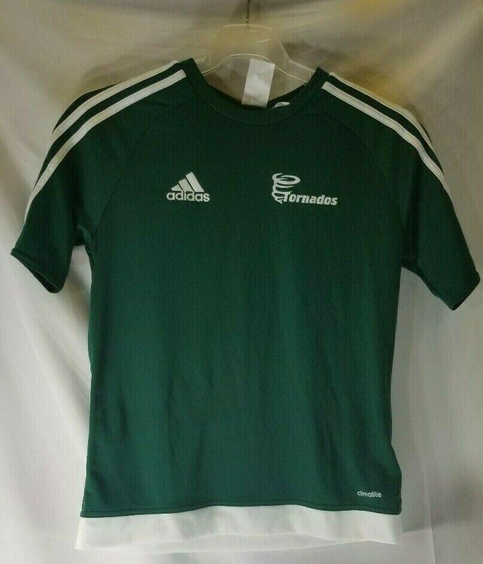 Adidas Green Soccer Jersey Tornadoes Youth Large NWT NEW