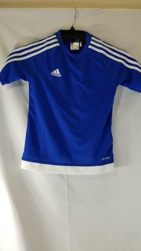 Adidas Youth Small Blue Soccer Jersey NEW  *FIRM PRICE*