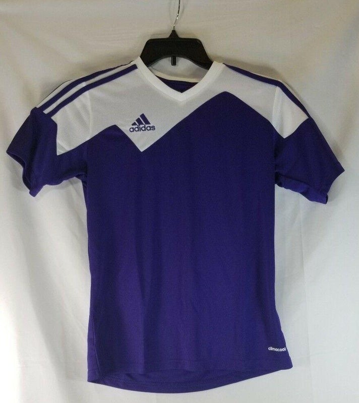 Adidas Performance Purple Toque 13 Soccer Jersey Youth Large NEW