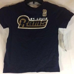 NFL Apparel Los Angeles Rams T-Shirt Youth Medium Sam Bradford Jersey Tee NEW  *FIRM PRICE*
