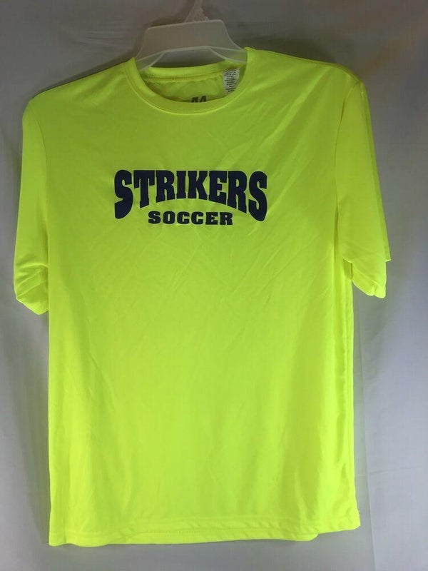 A4 Soccer Jersey Mens Neon Yellow - Small