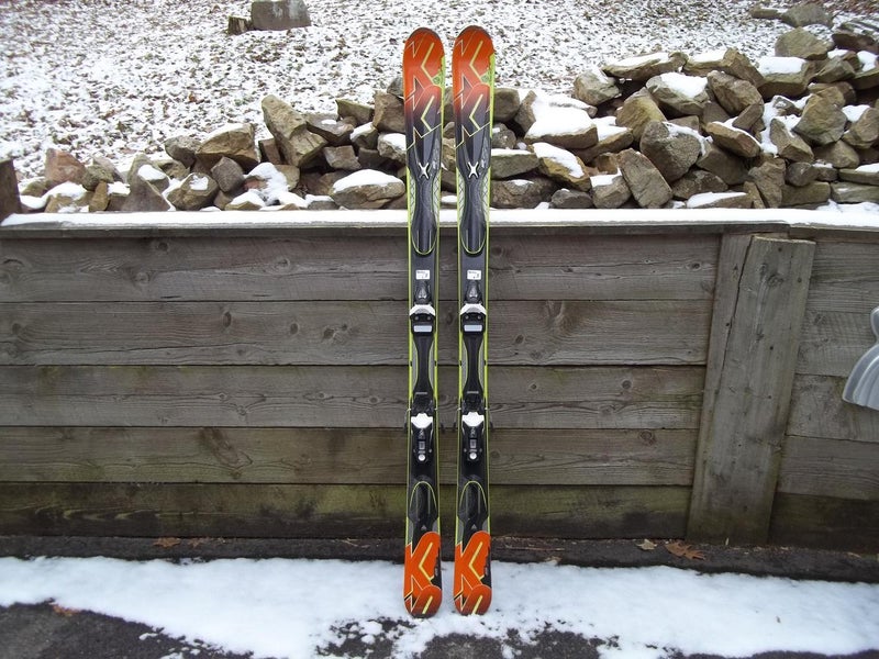 Men's K2 All Mountain A.M.P. Impact Skis With Bindings Max Din 11 167cm