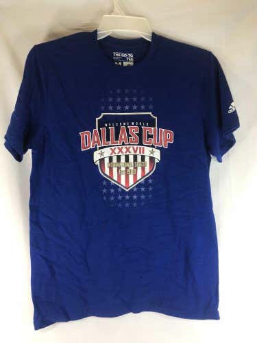Adidas Dallas Texas Cup XXXVII Soccer Shirt Blue Mens Medium