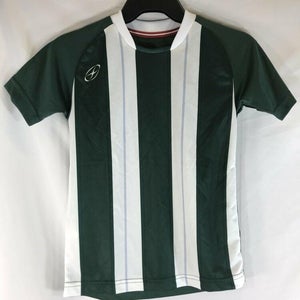 Xara Soccer Jersey Athletic Shirt Green / White Youth Small