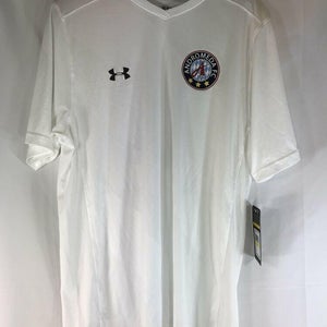 Under Armour Fixture Andromeda FC # 11 Soccer Jersey Shirt White Mens Medium