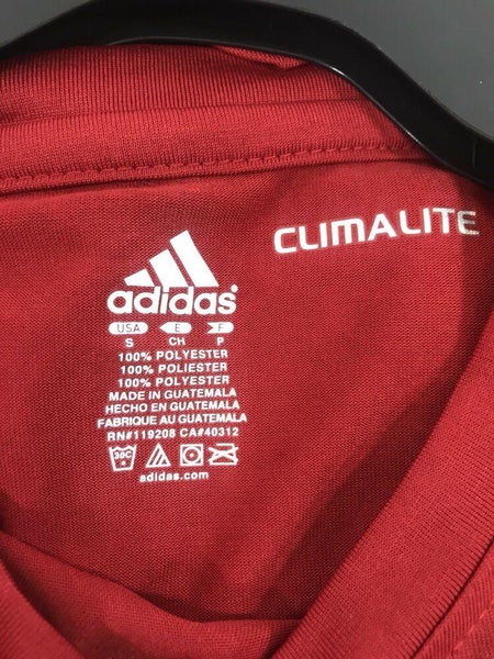 Máquina de escribir Expansión texto Adidas Soccer Jersey Shirt Climalite Liverpool Red Mens Small | SidelineSwap