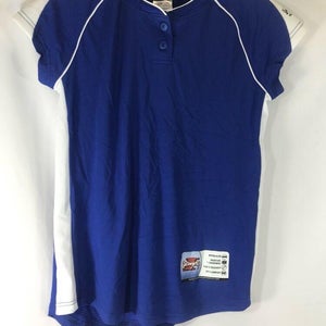 Intensity Athletics Jersey Shirt Blue Girls Youth Size Large