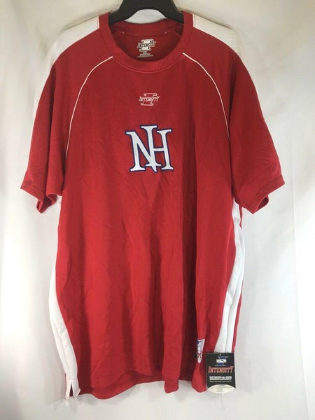 Intensity Athletics Baseball Jersey Shirt Red "NH" Mens Large