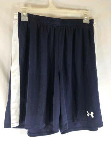 Under Armour Men's Classic Soccer Shorts Navy / White - Large