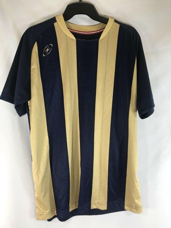 Xara Soccer Jersey Athletic Shirt Navy Mens Medium