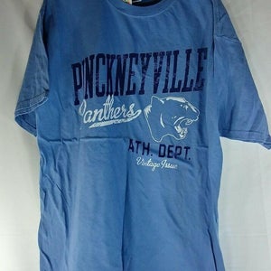 Camp David Pinckneyville Panthers Vintage Blue T-Shirt Size Large Firm Price