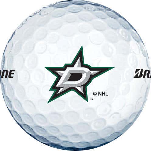 New Bridgestone e6 Dallas Stars NHL Licensed Golf Balls 1 Dozen 12 Count Hockey
