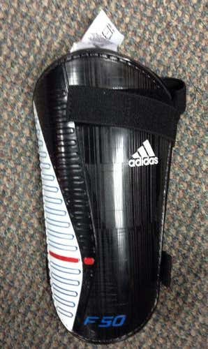 adidas Soccer F50 Black White Shinguards Shin Guards Large Fits 5'11" NEW DSJ18  *FIRM PRICE*